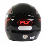 Capacete Fly F9 FLASH - Preto Com Vermelho