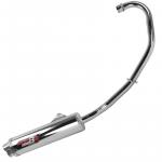 Escape Pro Tork Papaléguas Cromado Boca 8 para  CG 125 Titan ES 2000 a 2004