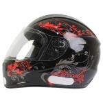 Capacete Fly F9 LYRICAL Preto Com Vermelho