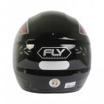 Capacete Fly F9 LYRICAL Preto Com Vermelho