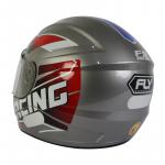 Capacete Fly F9 RACING Grafite Com Azul