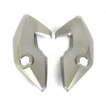 Carenagem Lateral Do Farol Fan 150 2015 Cinza Metalico