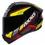 Capacete Axxis Draken WIND Preto Com Amarelo