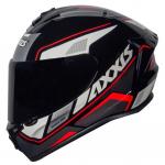 Capacete Axxis Draken WIND Preto Com Vermelho