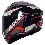 Capacete Axxis Draken WIND Preto Com Vermelho