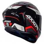 Capacete Axxis Draken WIND Preto Com Vermelho