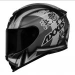 Capacete Axxis EAGLE JAPAN Preto Com Cinza