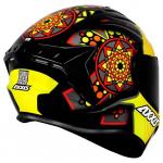 Capacete Axxis Draken MYSTIC Preto Com Amarelo