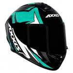 Capacete Axxis VECTOR Preto Com Tiffany