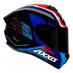 Capacete Axxis Draken COUGAR Preto com Azul