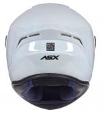 Capacete ASX DRAKEN SOLID Branco Brilhoso