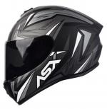 Capacete ASX DRAKEN VECTOR Preto com Cinza