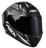 Capacete ASX DRAKEN VECTOR Preto com Cinza