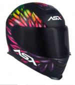 Capacete ASX EAGLE VIBES Preto Colorido