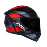 Capacete ASX City STAR Preto com Vermelho