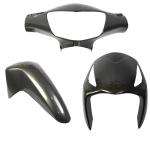 Kit Frontal Paralama Bico Farol BIZ 125 + 2008 2009 Cinza