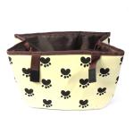 Bolsa Forro Acolchoado Bicicleta para Cesta Urbana