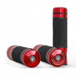 Manopla Esportiva Aluminium Pro Com Friso - Vermelho