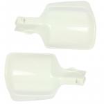 Protetor De Mão Xlr 125 - Xl 125 S - Nx 150 - Xr 200 R - Nx 200 - Branco