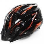 Capacete Ciclista High One GUT MV Preto Com Laranja Tam M
