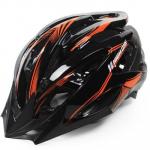 Capacete Ciclista High One GUT MV Preto Com Laranja Tam M