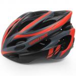 Capacete Ciclista High One Volcan Preto Com Vermelho Tam G