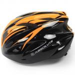 Capacete Ciclista High One Com Pisca Preto Laranja Tam G