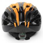 Capacete Ciclista High One Com Pisca Preto Laranja Tam G