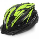 Capacete Ciclista High One Preto Com Amarelo Tam G