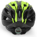 Capacete Ciclista High One Preto Com Amarelo Tam G