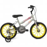 Bicicleta Aro 16 Feminina - Cor Prata