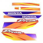 Kit Adesivo  Dream 105 1996 Vermelha