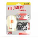 Kit Lanterna Iluminação Para Bike AZPR