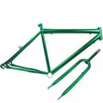 Quadro De Bicicleta Masculina Aro 26 + Garfo Verde
