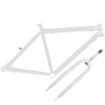 Quadro De Bicicleta Aro 26 + Garfo - Branco