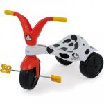 Triciclo Infantil Dalmata - Cor Branco Com Vermelho
