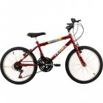 Bicicleta Masculina Aro 20 Mountain Bike - Vermelha