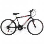 Bicicleta Masculina ARO 24 Mountain Bike - Cor Preto