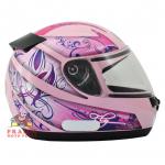 Capacete Fly Drive Floratta - Rosa