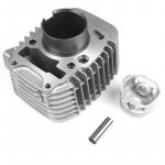 Kit Cilindro Camisa Com Pistão E Anéis Metal Leve  Biz 125 KS ES EX 2006 A 2015