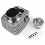 Kit Cilindro Camisa Com Pistão E Anéis  CBX 200 Strada 1993 A 2003 - NX XR 200 R 1994 A 2003