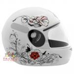 Capacete FLY F8 Birds Dream - Branco
