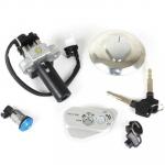 Conjunto Magnetron Chave de Contato + Bloqueador de Ignição + Trava do Banco + Tampa do Tanque  NX 400 Falcon 2013 Em Diante