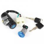 Conjunto Magnetron Chave de Contato + Trava do Banco  Biz 100 KS-ES até 2005