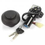 Kit Conjunto Ignição + Tampa Do Tanque Ybr Xtz 125 2000/2005