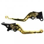Manete Alumínio Com Regulagem Cb 300 R - CBX 200 Strada - Cbx 250 Twister - Dourado