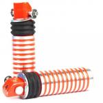 Par De Pedaleiras Viper Street Titan Fan Factor Ybr Cg Rd Ml Today - Laranja Neon