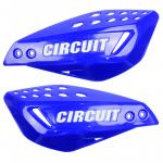 Protetor De Mão Vector CRF 230 XLR 125 XR 200 R Nxr Bros XTZ 125 250 Lander XT 225 Azul Com Branco