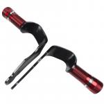 Par de Slider Alumínio Snake Viper Honda Nxr Bros Ks Es Esd 2003 A 2013 - Vermelho