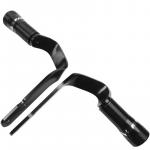 Par de Slider Alumínio Snake Viper Ybr 125 K E Ed 00/08 - Factor 125 K E Ed 09/15 - Preto Brilhante